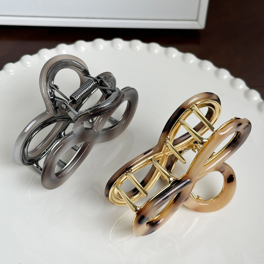 Beau - Bow Openwork Hair Claw