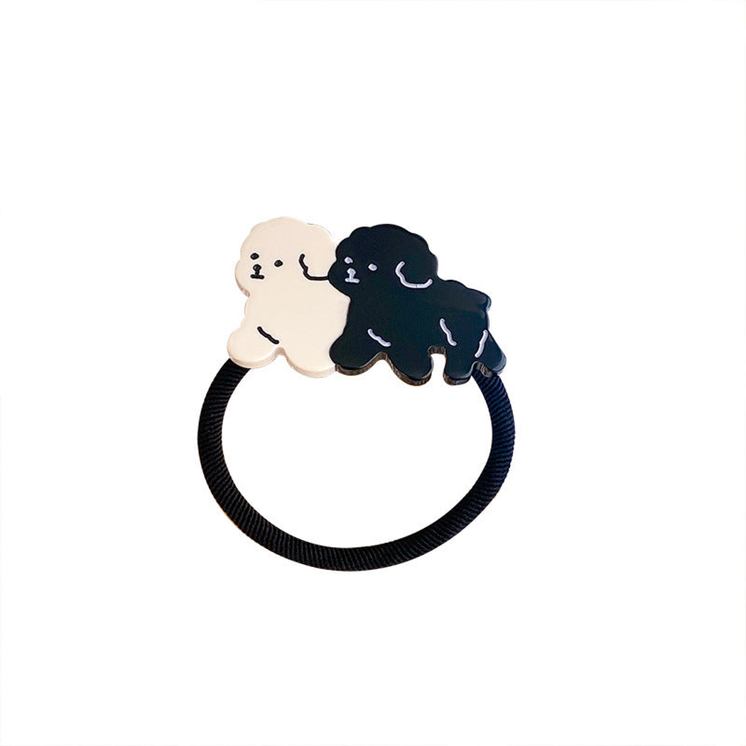 Gifty - Dog Two-Tone Hair Tie