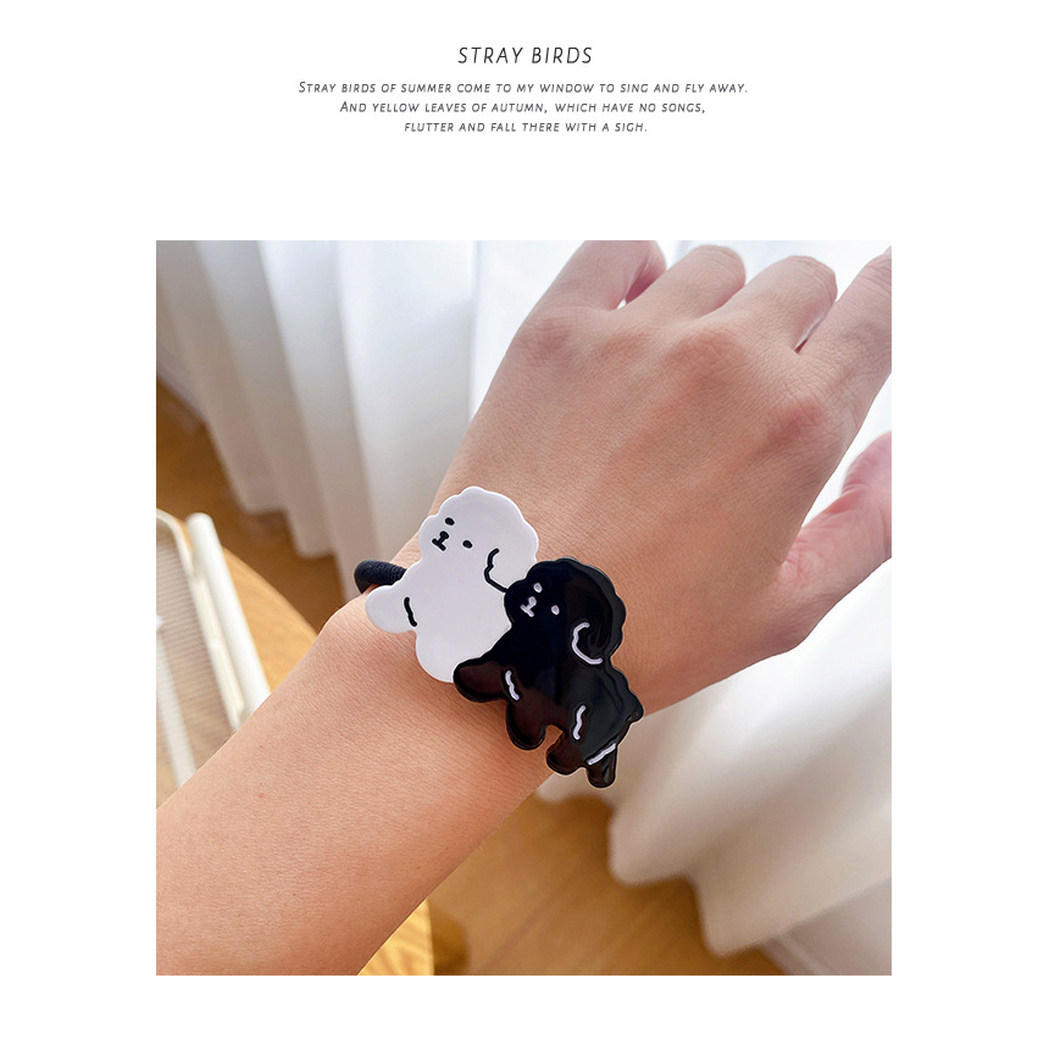 Gifty - Dog Two-Tone Hair Tie