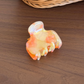 Beau - Marbled Rounded Hair Claw