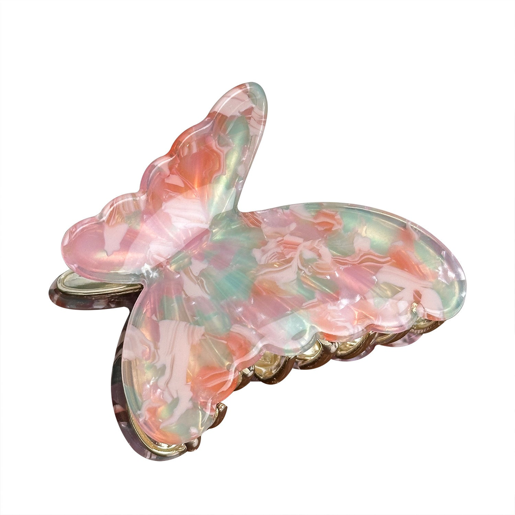 Beau - Butterfly Marbled Hair Claw