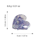 Beau - Heart Iridescent Hair Claw