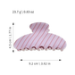 Beau - Striped Multicolor Hair Claw