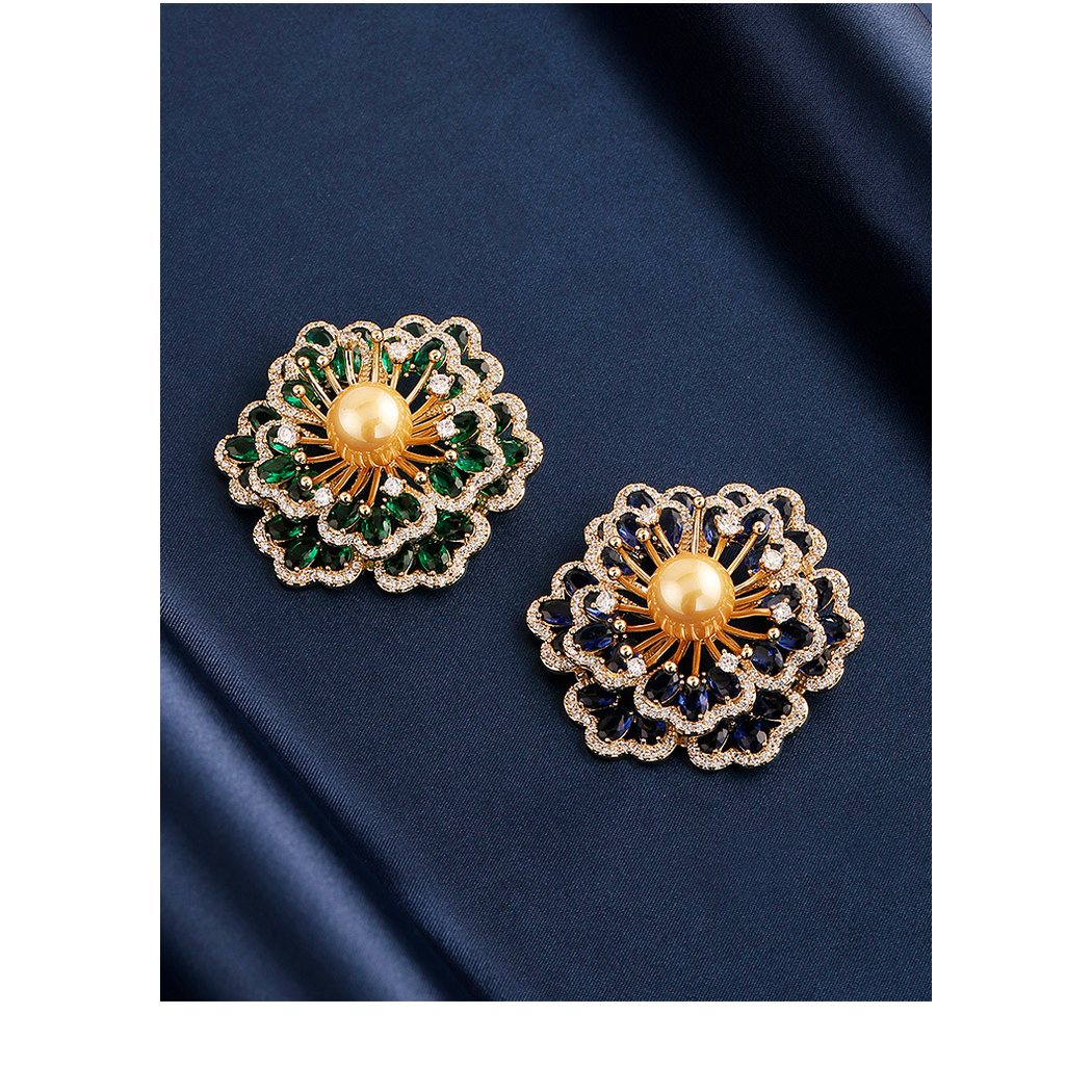Brovia - Floral Radiating Brooch