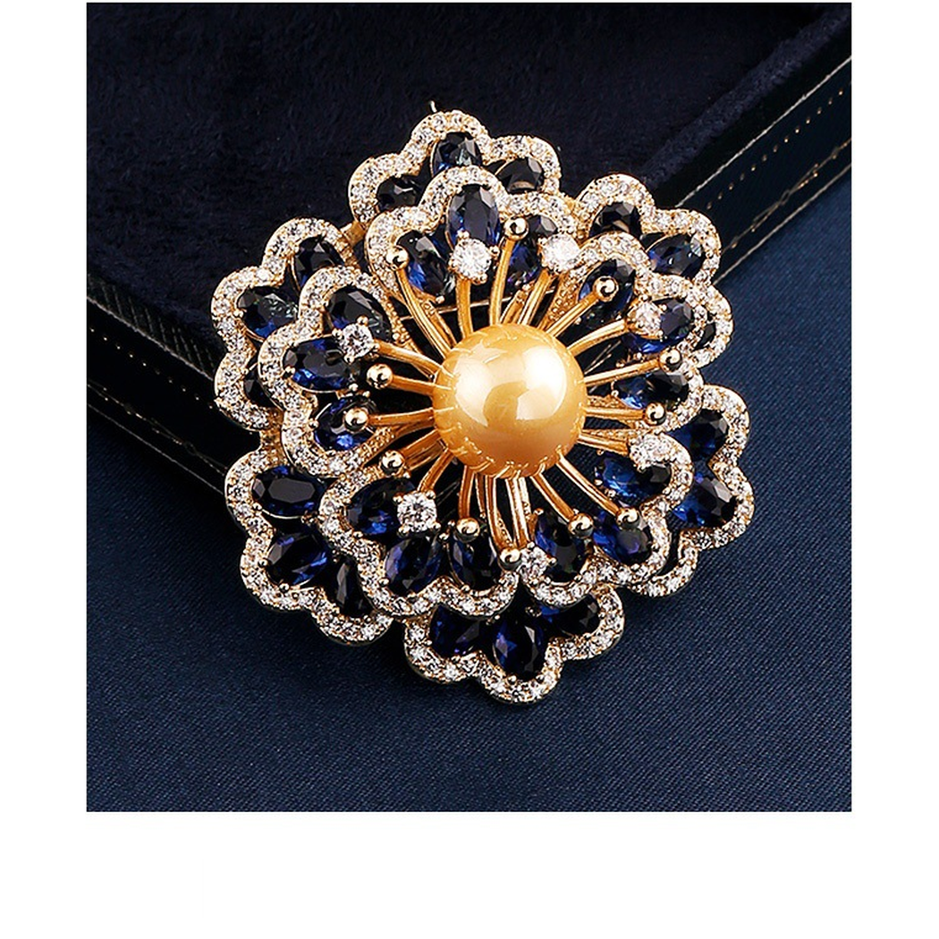 Brovia - Floral Radiating Brooch