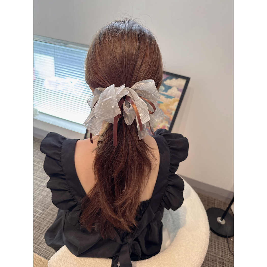 Gifty - Plaid Bow Scrunchie