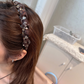Gifty - Brown Floral Leaf Headband