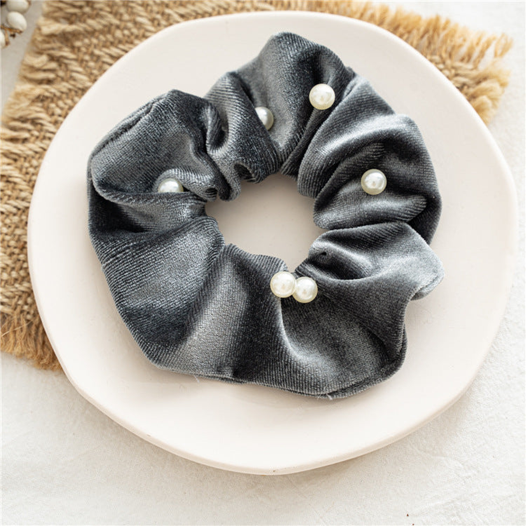 Gifty - Studded Soft-Pile Scrunchie