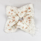 Gifty - Floral Square-Bow Scrunchie