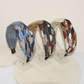 Gifty - Leaf-Pattern Knotted Headband