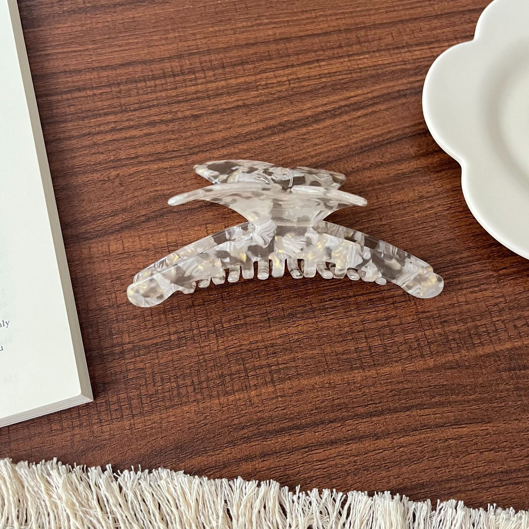 Beau - Butterfly-Shaped Marbled Hair Claw