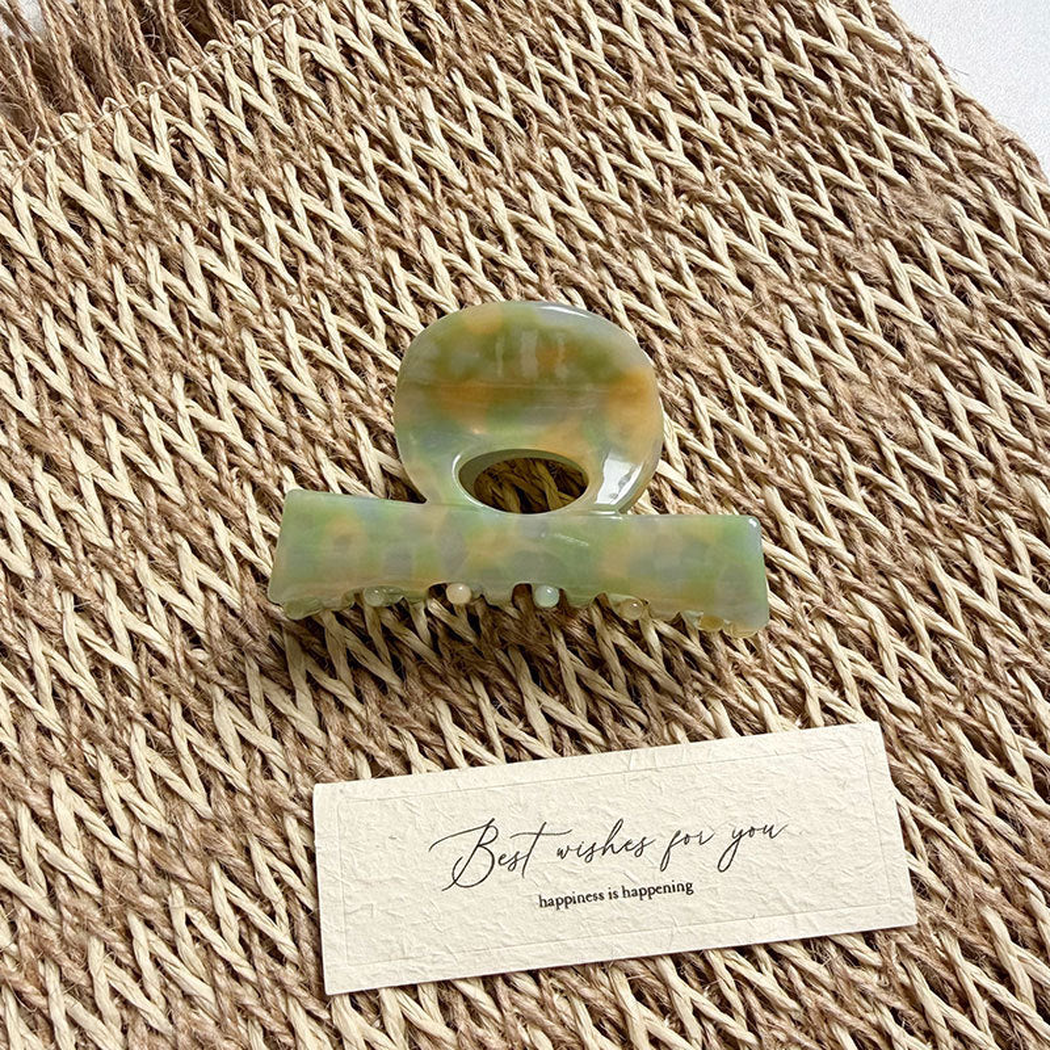 Beau - Abstract Pattern Rounded Hair Claw