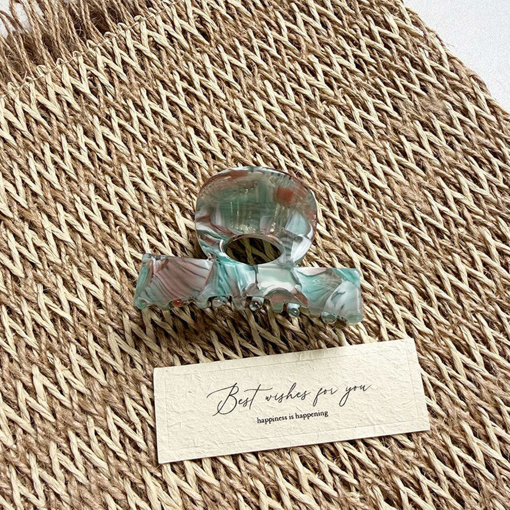 Beau - Abstract Pattern Rounded Hair Claw