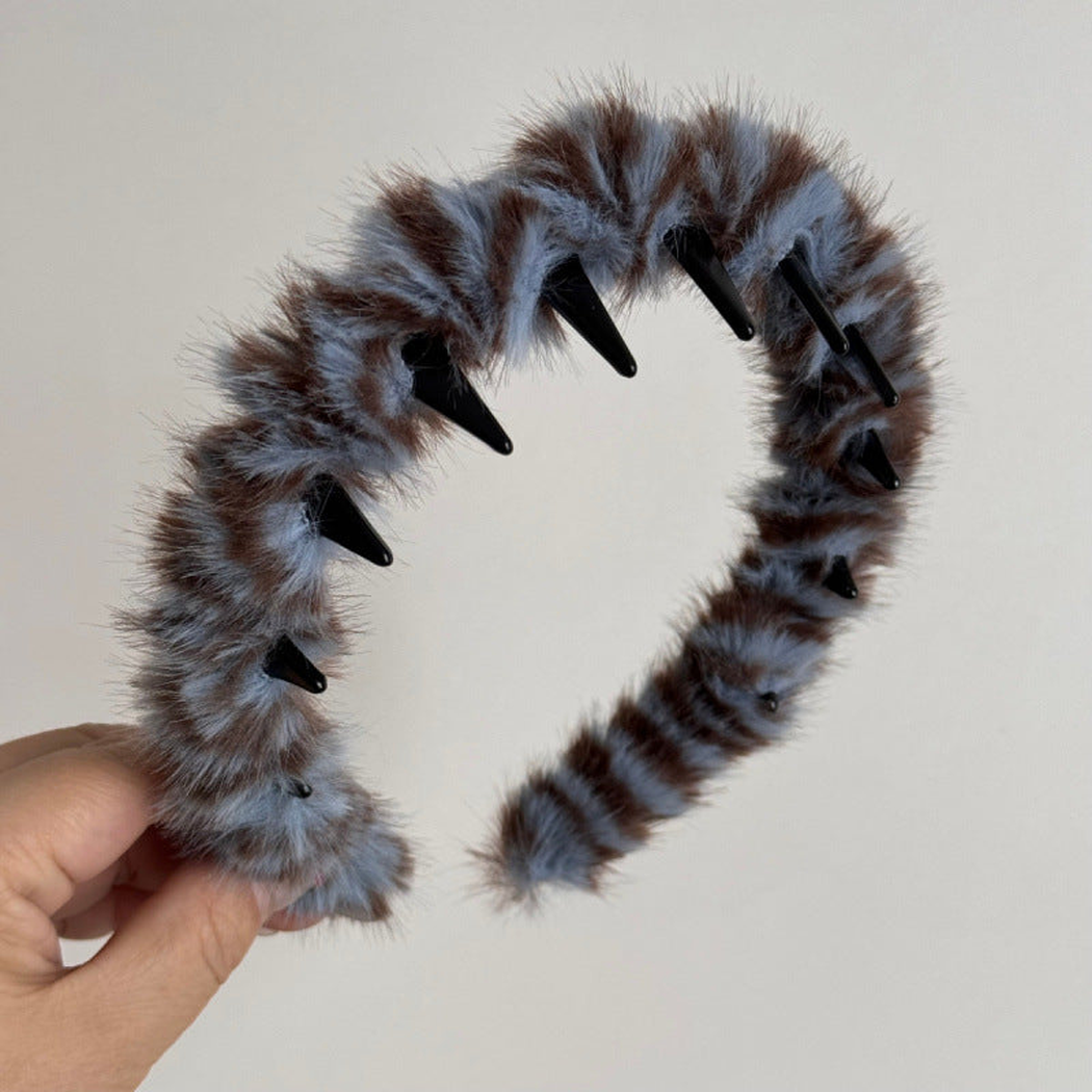Gifty - Tiger-Stripe Wavy-Tooth Headband
