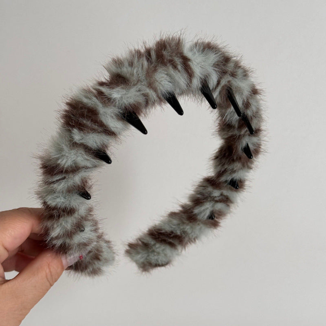 Gifty - Tiger-Stripe Wavy-Tooth Headband