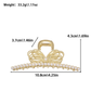 Beau - Pearl Rhinestone Decorative Hair Claw