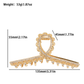 Beau - Rhinestone Petal Loop Hair Claw