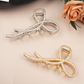 Beau - Rhinestone Bow Sweep Hair Claw