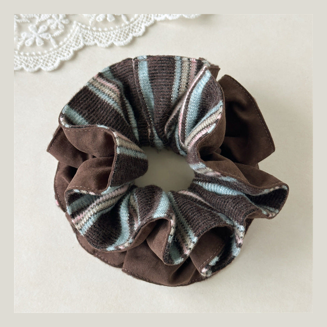 Gifty - Ribbed Texture Oversized Scrunchie