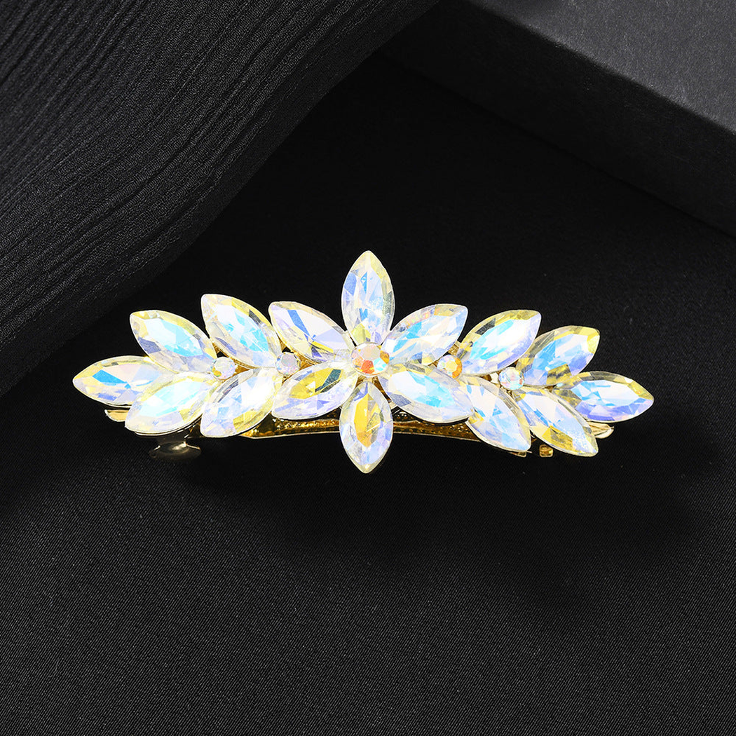 Beau - Marquise Blossom Leaf Cluster Spring Barrette