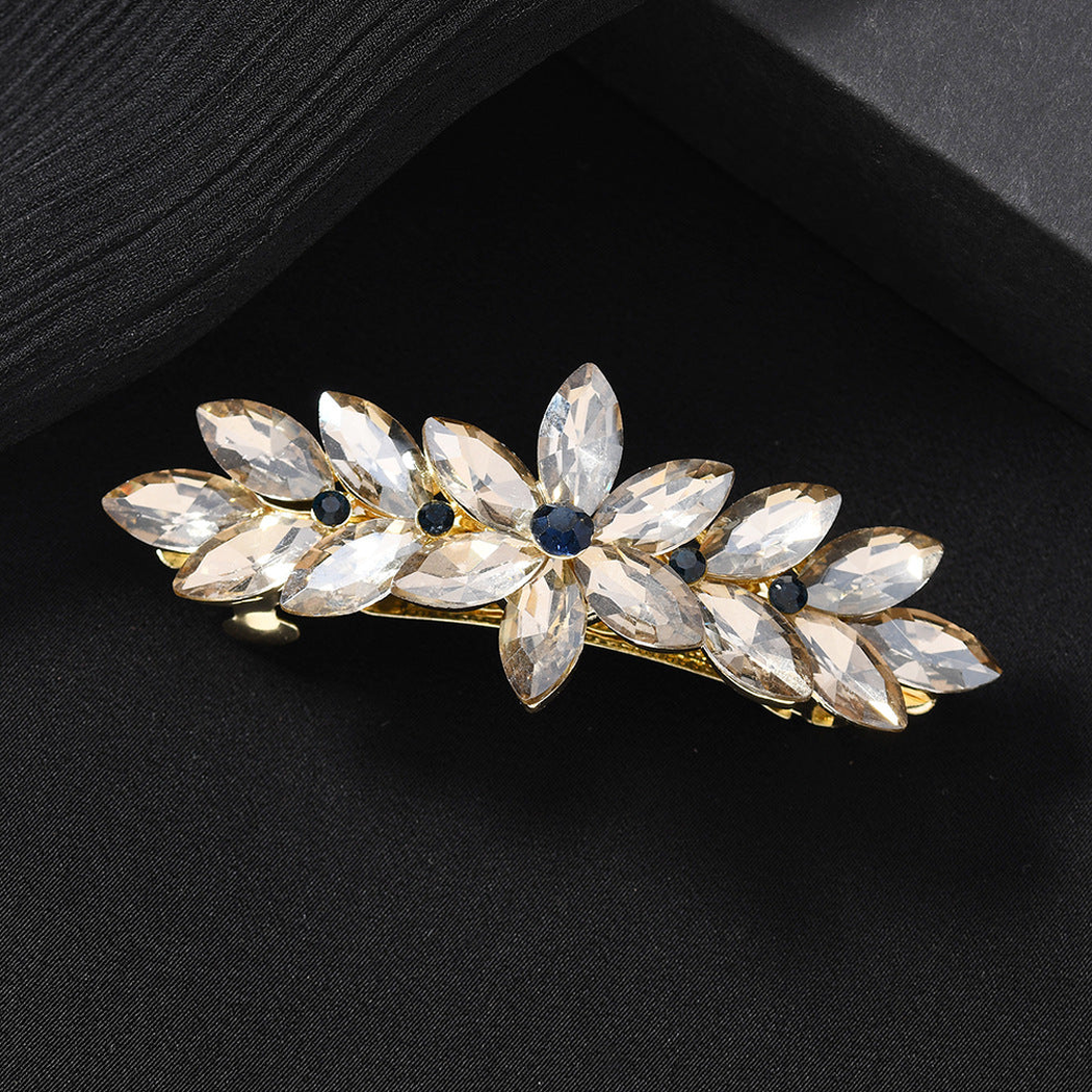 Beau - Marquise Blossom Leaf Cluster Spring Barrette