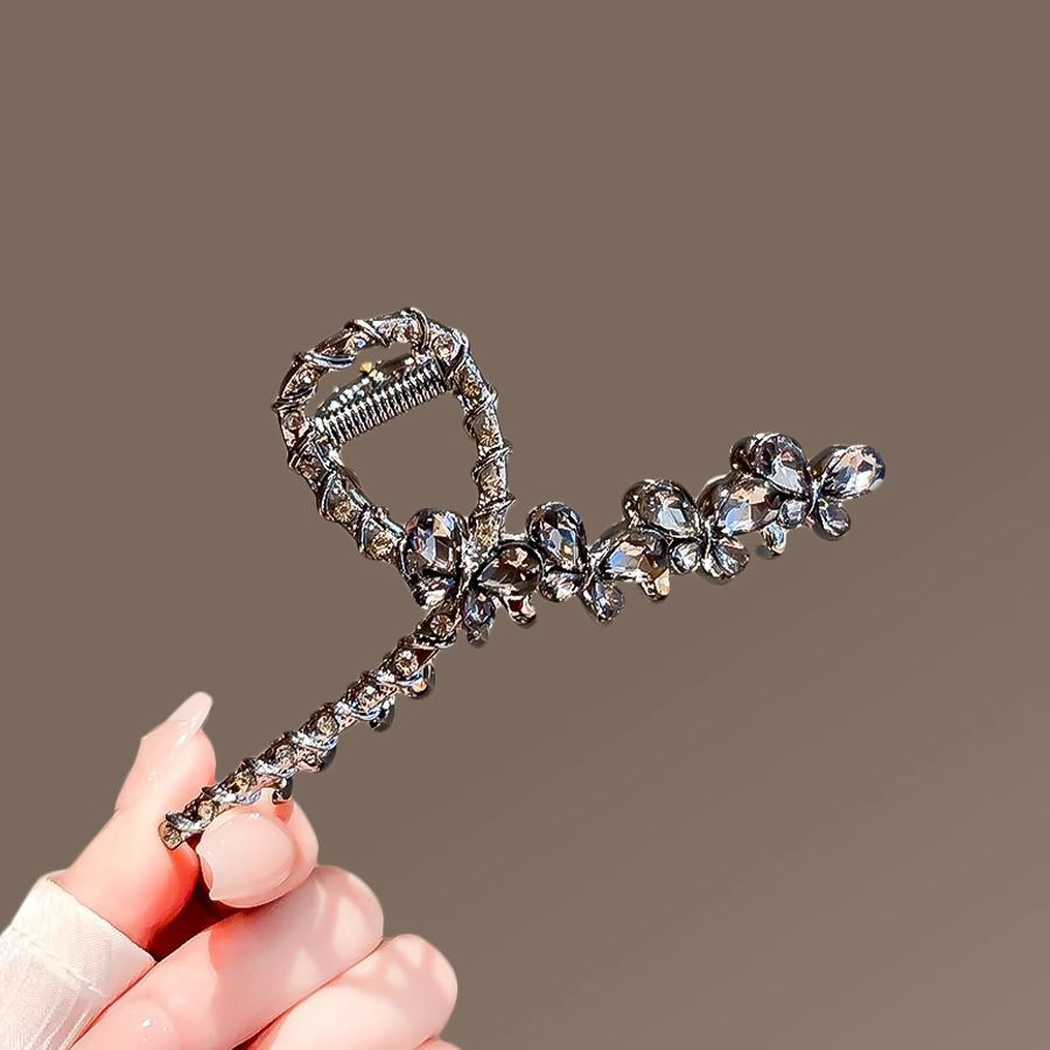 Beau - Leaf Vine Loop Handle Hair Claw Clip