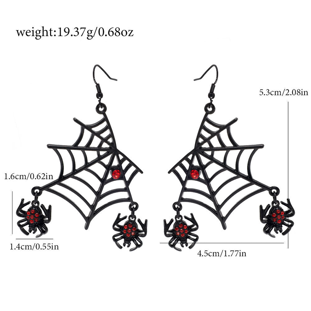Nozari - Spider Web Red Accent Jewelry