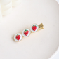 Beau - Fruit Motif Round Accent Hair Clip