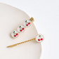 Beau - Fruit Motif Round Accent Hair Clip