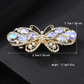 Beau - Butterfly Teardrop Wing Spring Barrette