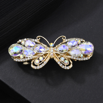 Beau - Butterfly Teardrop Wing Spring Barrette