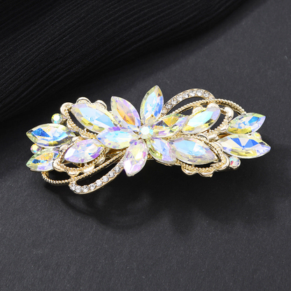 Beau - Central Bloom Layered Leaf Hair Barrette