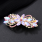 Beau - Central Bloom Layered Leaf Hair Barrette
