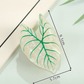 Beau - Leaf-Shaped Contrasting-Vein Hair Claw