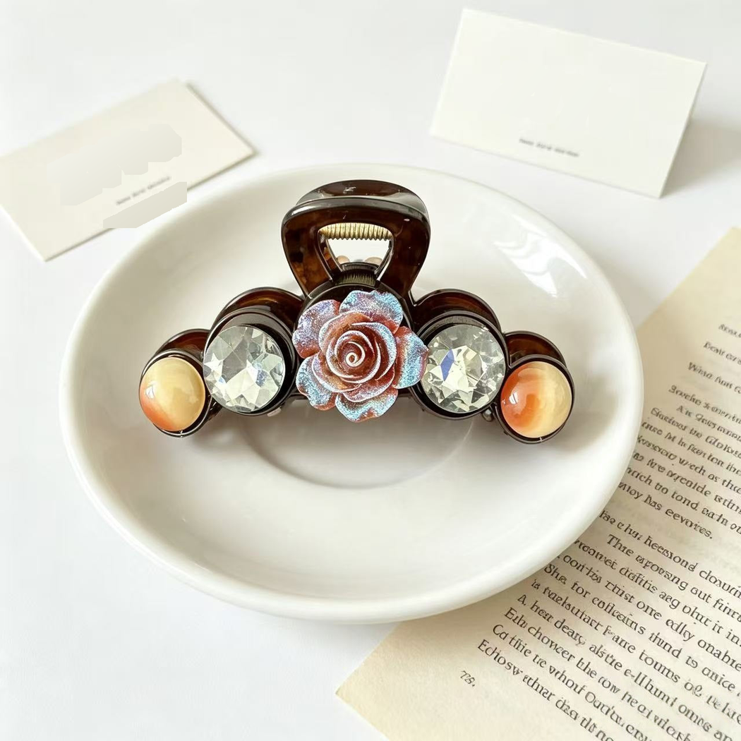 Beau - Rose Reflective Hair Claw