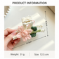 Beau - Dimensional-Flower Sheer-Pink-Bow Hair Claw