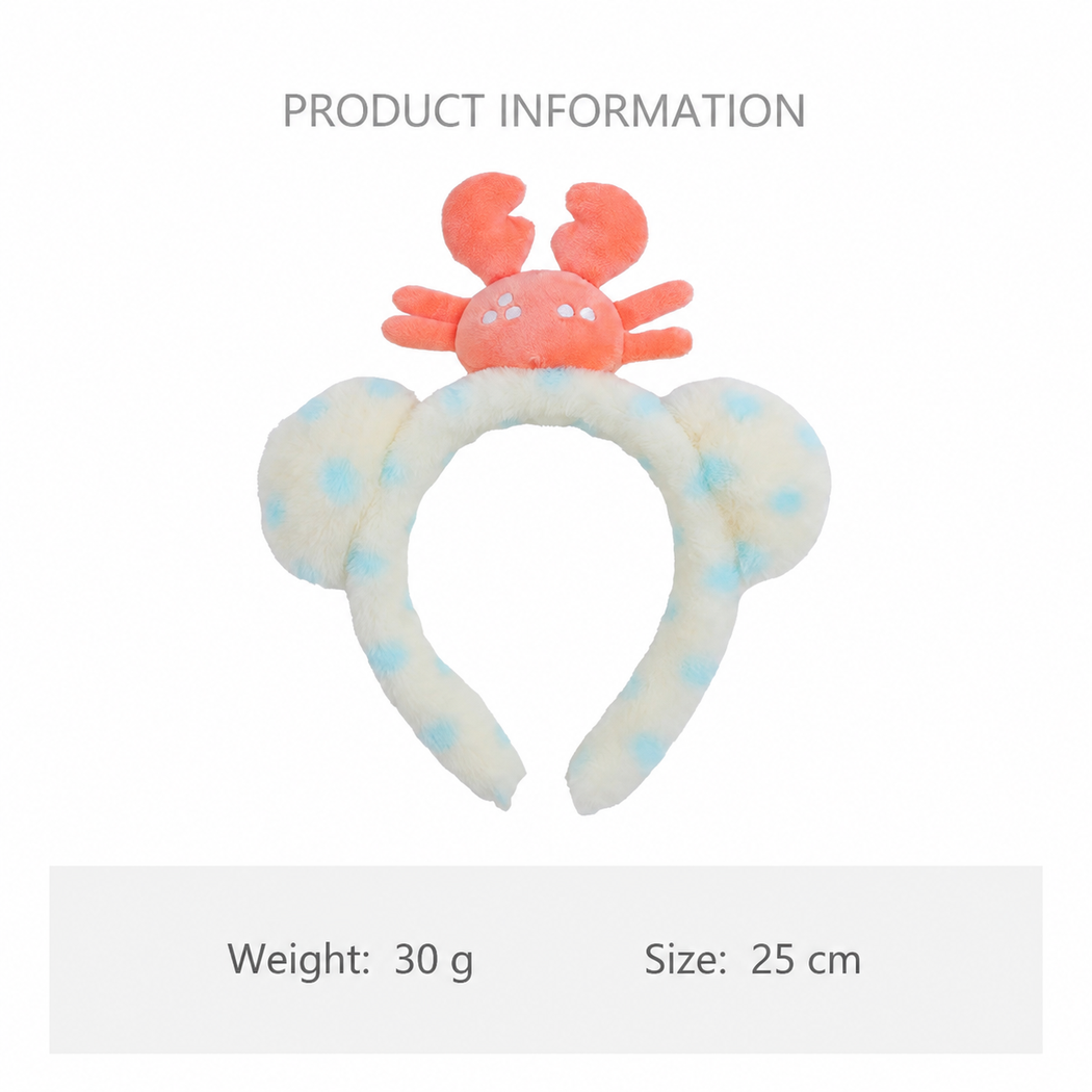Gifty - Fuzzy Animal Fruit Headband