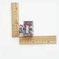 Beau - Compact Patterned Square Hair Claw