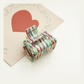 Beau - Compact Patterned Square Hair Claw