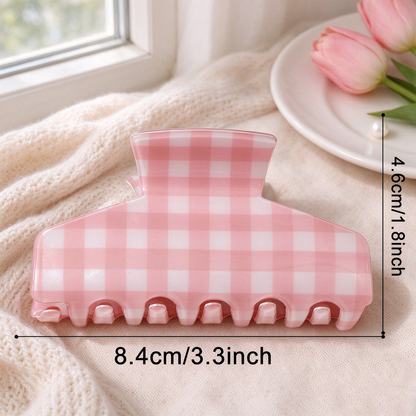 Beau - Rectangular Mixed-Pattern Hair Claw