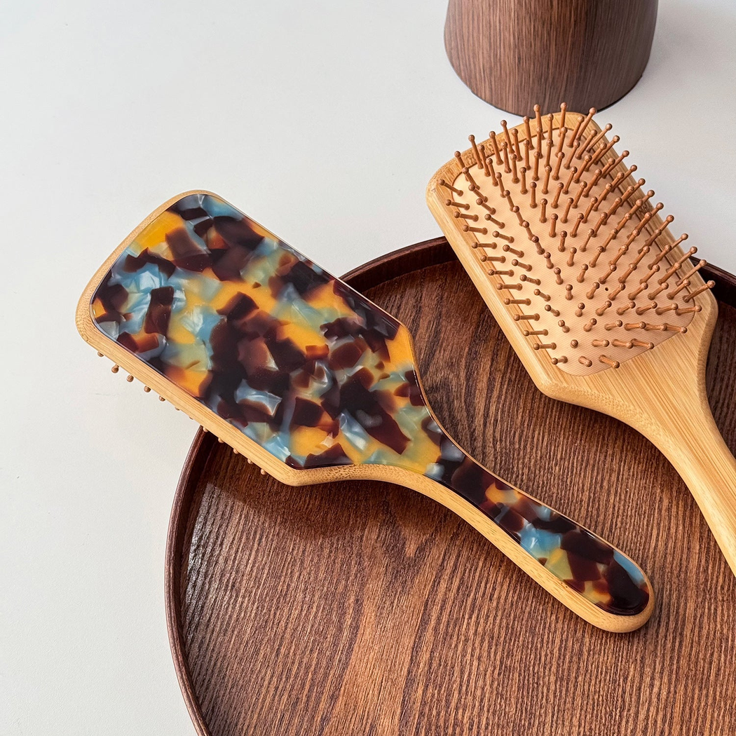 Camerow - Patterned Ball-Tipped Paddle Hair Brush