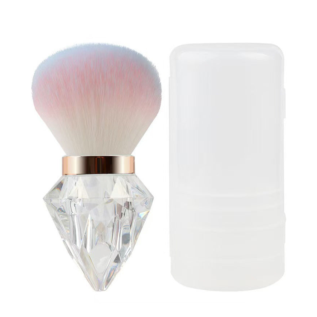 Smoosh - Faceted-Handle Rounded-Head Powder Brush