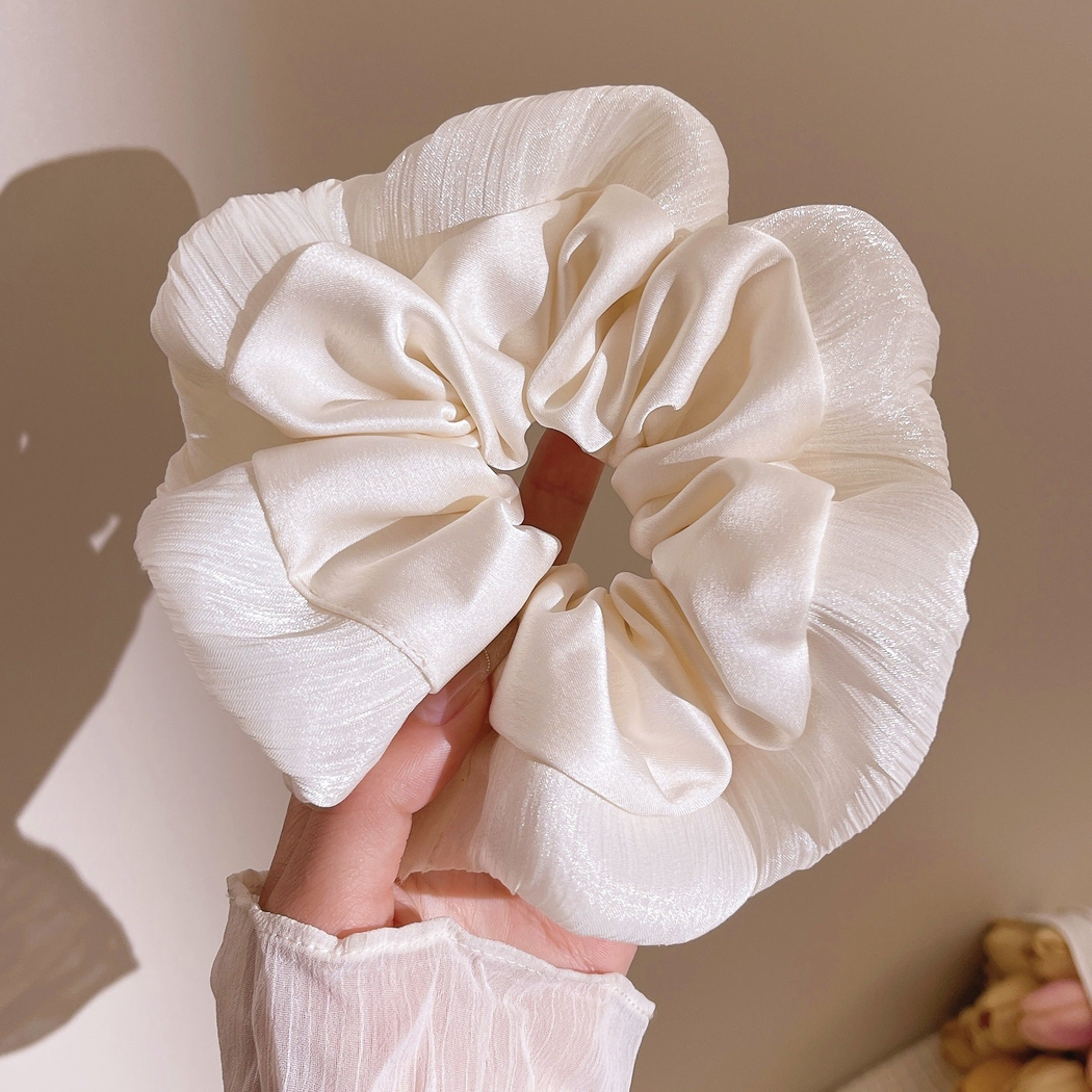 Gifty - Two-Tone Layered Ruffle Scrunchie Accessory
