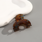 Beau - Arched Marbled Pattern Claw Clip Accessory