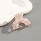 Beau - Arched Marbled Pattern Claw Clip Accessory