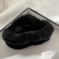 Beau - Fuzzy Texture Open-Center Claw Clip Accessory