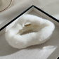 Beau - Fuzzy Texture Open-Center Claw Clip Accessory