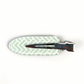 Beau - Chevron Pattern Two-Tone Hair Clip Accessory