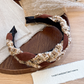 Gifty - Interlaced Ribbon-Wrap Chunky-Loop Headband