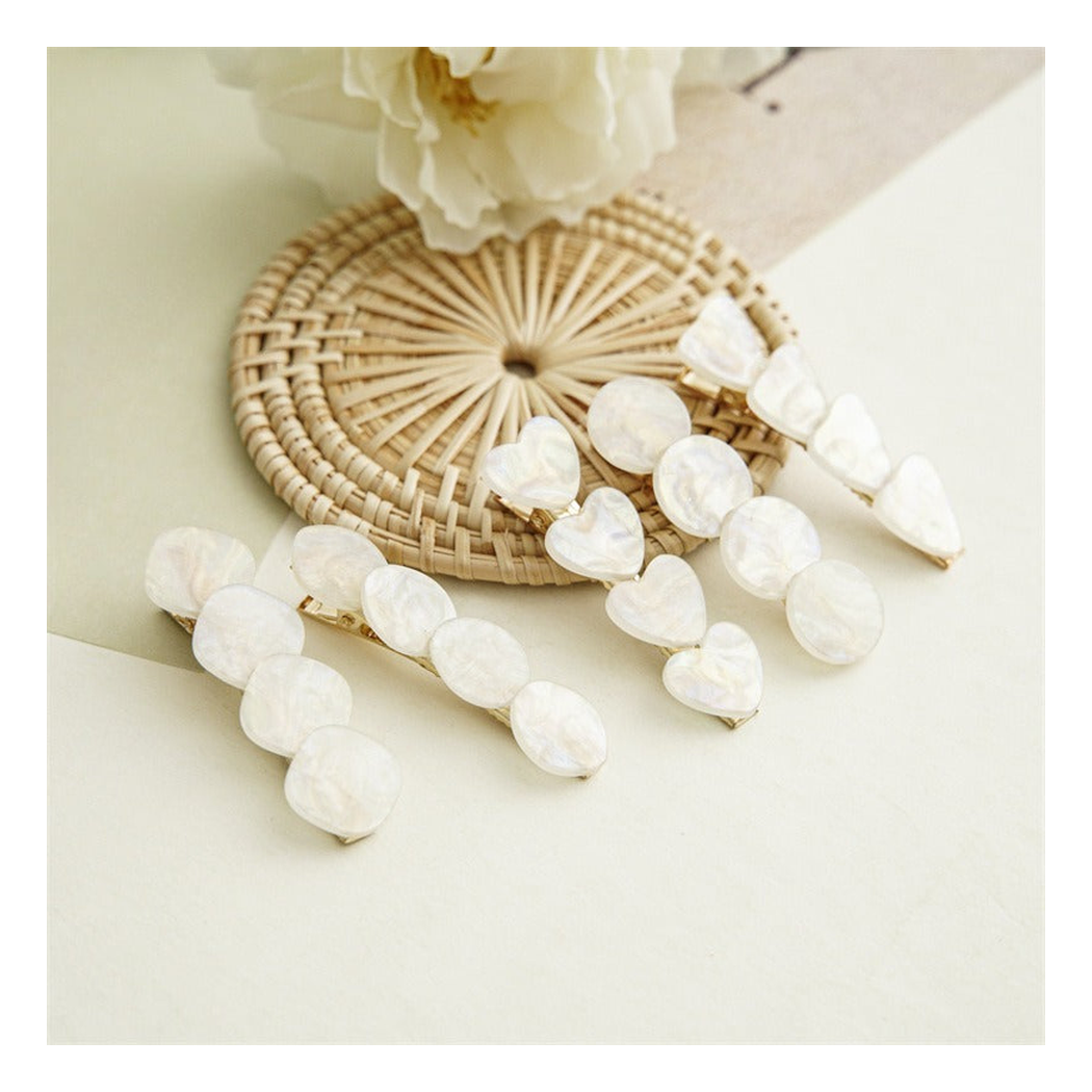 Beau - Iridescent Four-Accent Side Hair Clip